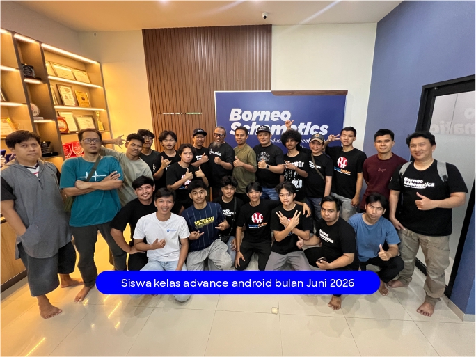 Siswa kelas advance android bulan Juni 2026